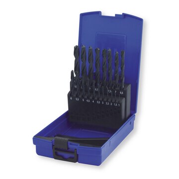 Spiralbohrer-Kassette STANDARDline DIN 338 HSS RF 1 - 10 mm, 19tlg.